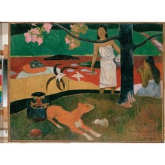 Gauguin, Paul – Pastorales Tahitiennes – 30×40 Inch Rolled Canvas Wall Art Print