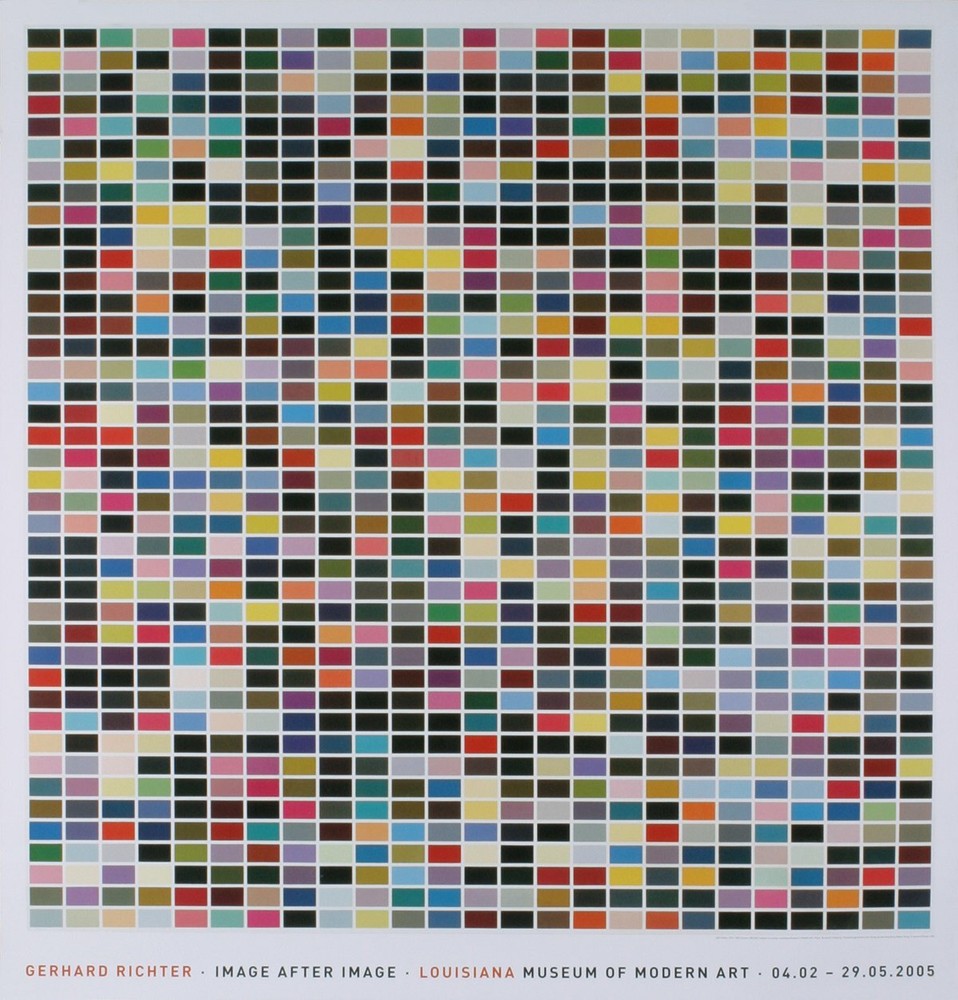 GERHARD RICHTER 1025 Colors (1025 Farben) 48″ x 46″ Poster 2013 Contemporary Mul