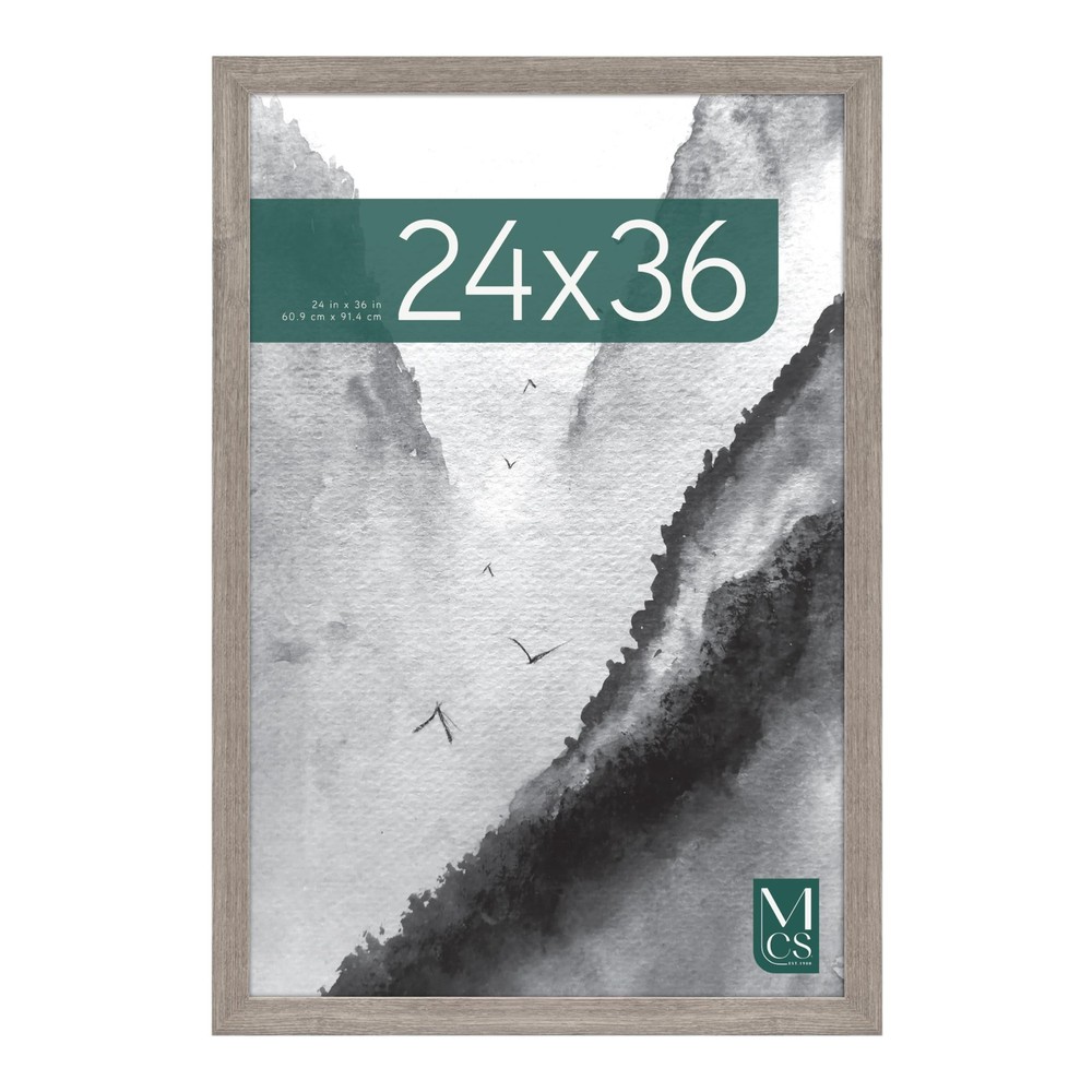 Poster Frame 24×36 Barnwood Vertical Horizontal Wall Hanging MCS Museum Large