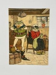 Whimsical Frog Poster – Funny Animal Wall Art for Kids or Nursery Illustration