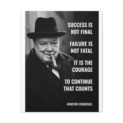 Winston Churchill Motivation Quote | Inspire Success with Powerful Words