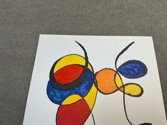 ALEXANDER CALDER Spirales 15″ x 11.5″ Lithograph 1974 Surrealism Multicolor