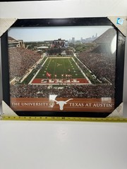 University of Texas Austin Longhorns Framed Stadium Wall Art 23×19