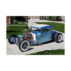 Satin Posters (210gsm), Model A Hot Rod