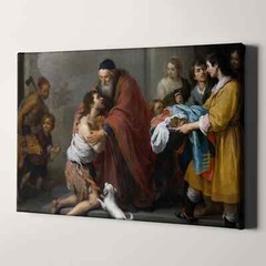 The Return Of The Prodigal Son Christian Bible Canvas Print Wall Art