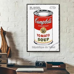 Tomato Soup Poster – Vintage Fuuny Wall Decor Art Canvas – 12x18inch Unframed