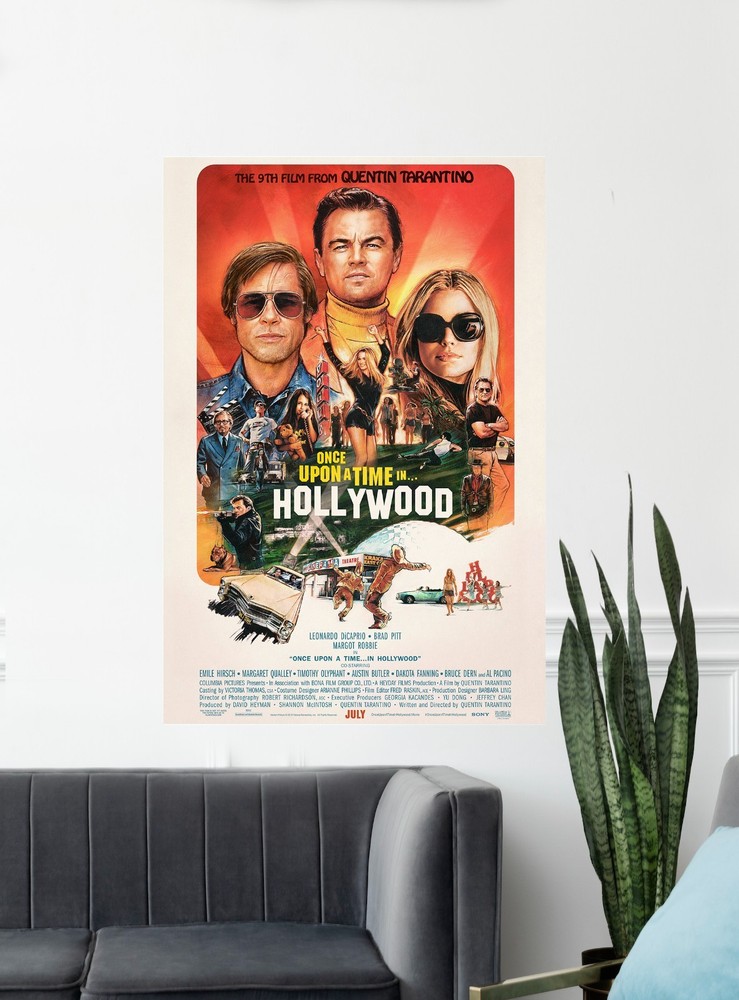 Once Upon A Time in Hollywood Movie Poster Print 12×18 24×36 Tarantino
