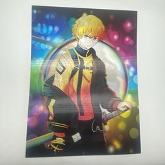 3D Holographic Triple Transition Demon Slayer Anime Poster 15 1/2 x 11 1/2