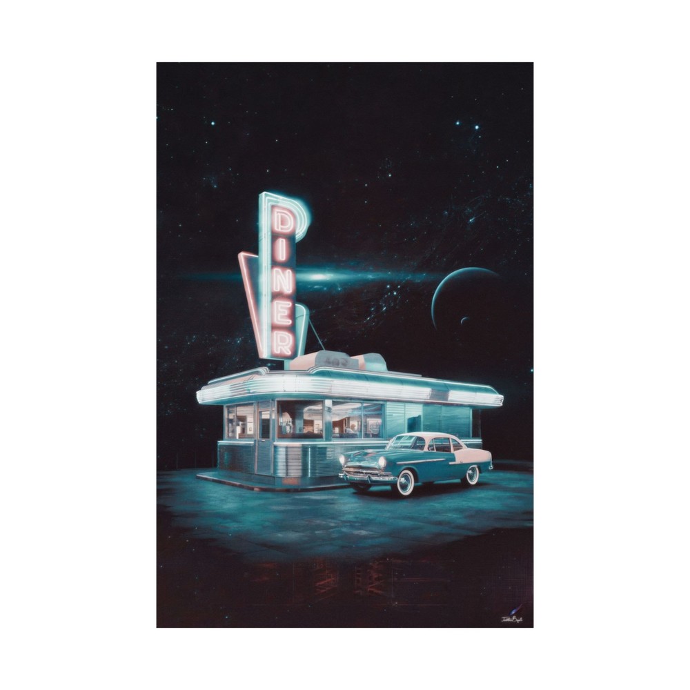 Space Diner Premium Matte Poster (Unframed)