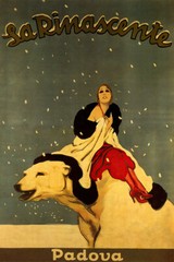 Fashion Lady Clothes On White Bear Padova Italy Vintage Art Wall – POSTER 20×30