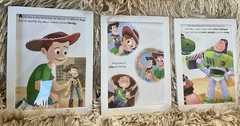 Toy Story Framed Pictures Set of 3 5×7 Wall Or Table Decor