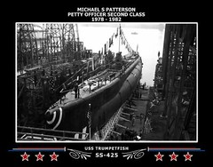 Navy Emporium USS Trumpetfish SS-425 Canvas Photo Print 267SS425