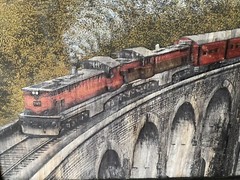 Jeevan Veerasinghe Natural Wood Art-Nine Arches Bridge Demodara Sri Lanka