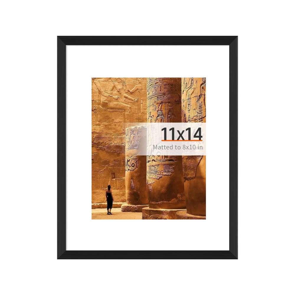 Arrow king 11×14 Black Picture Frame, Display Pictures 8×10 with 11×14,