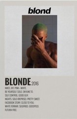 Frank Ocean, Blonde 12×18 Inch Canvas Poster – New