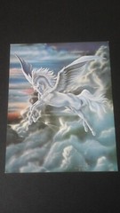 8×10 Unicorn in the Clouds Fantasy art print