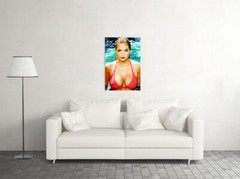Sexy Model Girl Kate Upton Star Big Ass Bikini Print Wall Art – POSTER 20×30