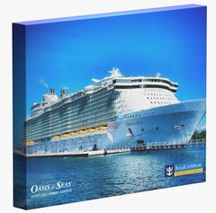 Oasis of the Seas Royal Caribbean Canvas Print 11in x 14in