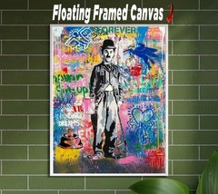 Charlie Graffiti Canvas Wrap Wall Decor PosterWall Art Print Alec Monopoly