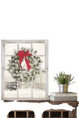 Courtside Market Winter Window 16″ x 20″ Canvas
