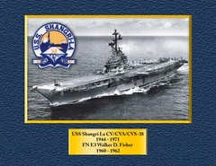 USS SHANGRI LA CV38 Custom Personalized Print of US Navy Gift Idea