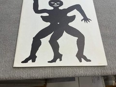 ALEXANDER CALDER Three Legged Figure 11.75″ x 11″ Lithograph 1975 Surrealism