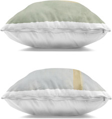 Geometric Earth Tone Decorative Pillow Set – 2 Piece, 18×18 Inches