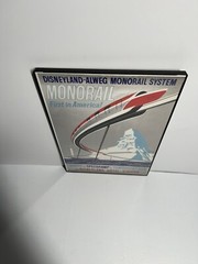 Disneyland Monorail Attraction Poster FRAMED 12″x18″