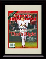 David Eckstein Framed 8×10 Print – California Angels – 10/6/2006 SI