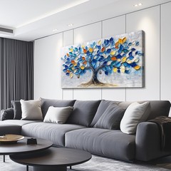 VXMXFTE Wall Art For Living Room Bedroom Wall Decor For Office Dining Room Ab…