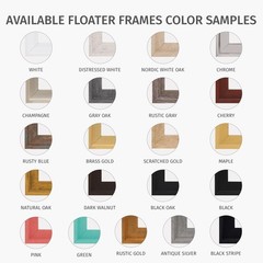Floater Frame 4×4 for 3/4 (0.75) inch Deep Canvas Paintings/Canvas Prints/Woo…