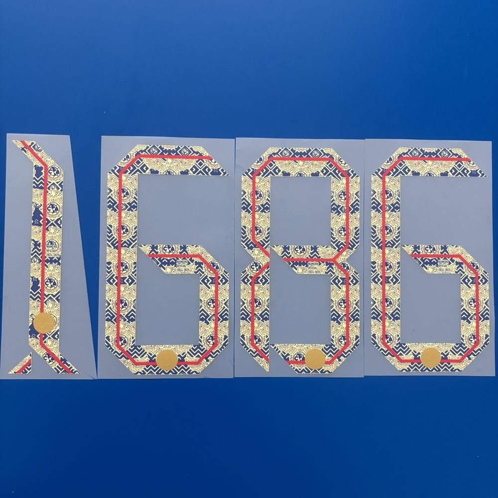 Club America 2022-23 Name Number Personalise Customise Player Size Nameset Print