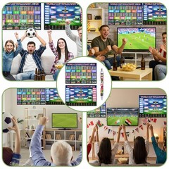 2026 World Cup Bracket Poster – 27×40 Inch Wall Chart with Marker Pen – DIY Sche