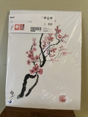 New IKEA BILD FLORAL Print 12.25” x 16.25” 2015 (One Print Included)