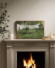 Framed Wall Art for Living Room for Living RoomVintage Laundry Room Art Print…