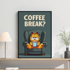 Garfield Posters, Funny Poster, Cat Poster