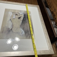 “Contemporary Draped Figure I” by Ethan Harper Matted Framed Print Made In USA