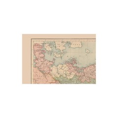 Historic Map – Prussia Germany – Black 1867 – Vintage Wall Art