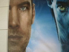 Avatar BANNER Movie Poster 3x5ft. print huge Rare art decor 2009 James Camero