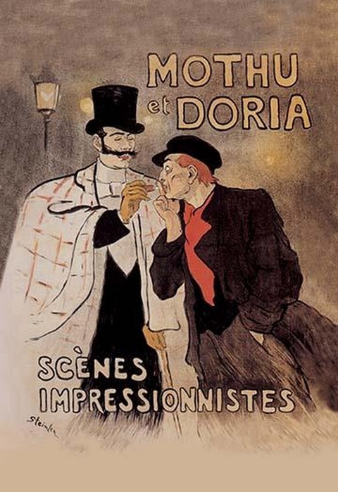 Mothu et Doria Theophile Alexandre Steinlen Poster Print
