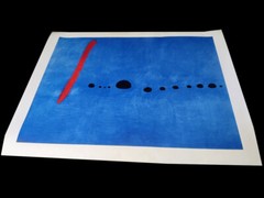 JOAN MIRO THE BIG BLUES SURREALISM ART GICLEE PRINT FINE CANVAS