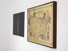 American Indian Tribes At Time Of Columbus Arrival Vintage Map Poster 18×12