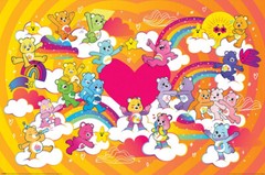 Care Bears – Poster (All Care Bears On Rainbows & Clouds) (Size: 36″ x 24″)