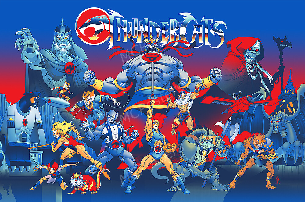 Thundercats Carton TV Show Series Premium POSTER MADE IN USA – TVS837
