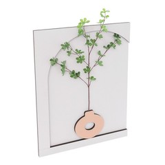 20W Plants Decor Electric Sandstone Painting Wall Decoration with LED Light