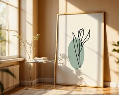 Minimalist Line Art Poster Print LA217