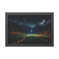 Valley Vistas G1: A Play of Light and Color – Framed Paper Poster