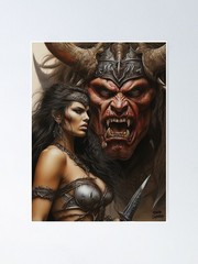 The Battle Women Daily Fight Poster Feminist Empowerment Inspirational Wall Art
