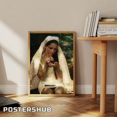Lana Del Rey Vintage Wedding Dress Premium Poster