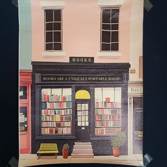 Canvas Wall Art Books Are Uniquely Portable Magic 12″ X 16″ Print NIP